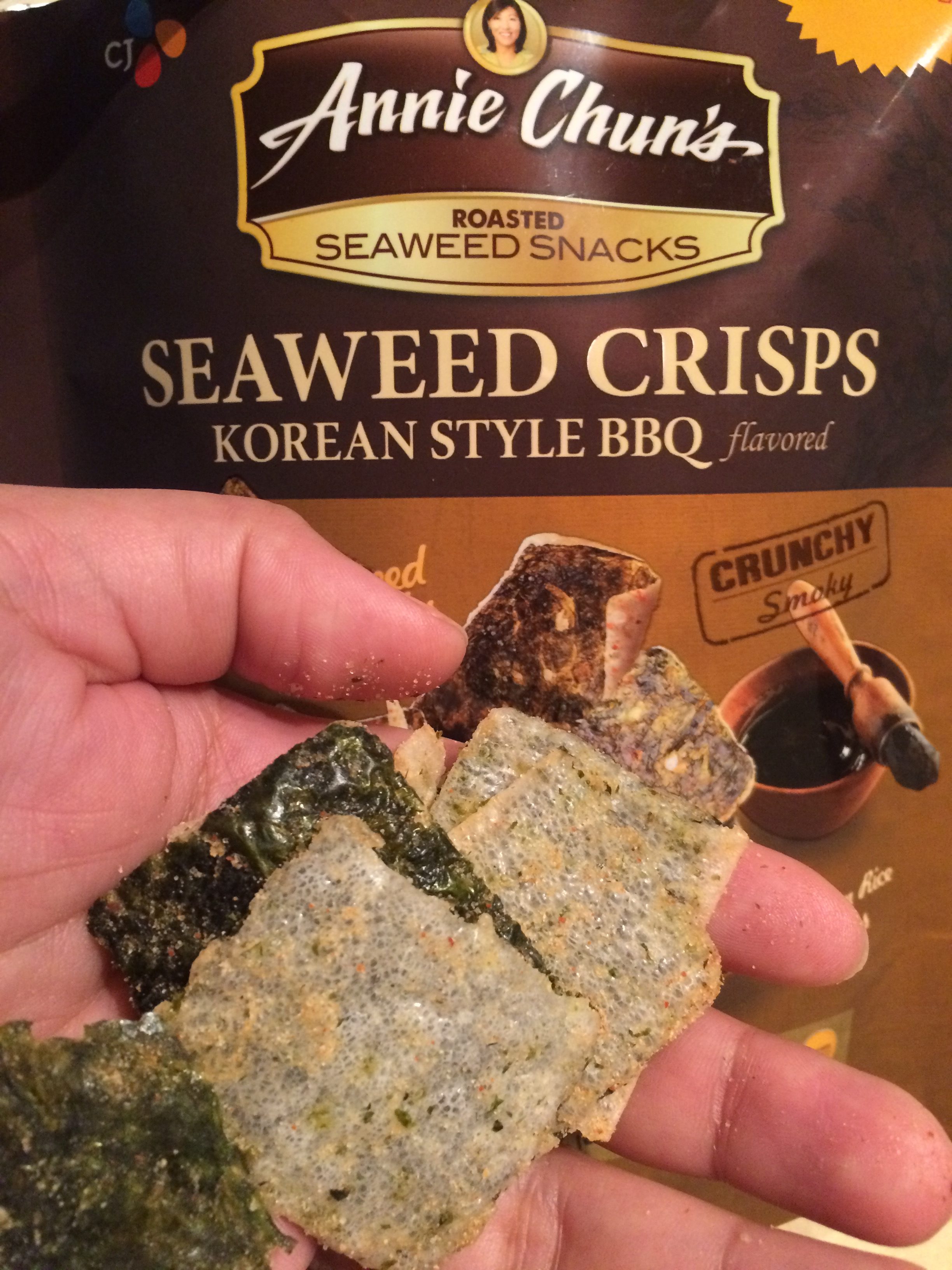 annie chun's seaweed crisps healthy snack