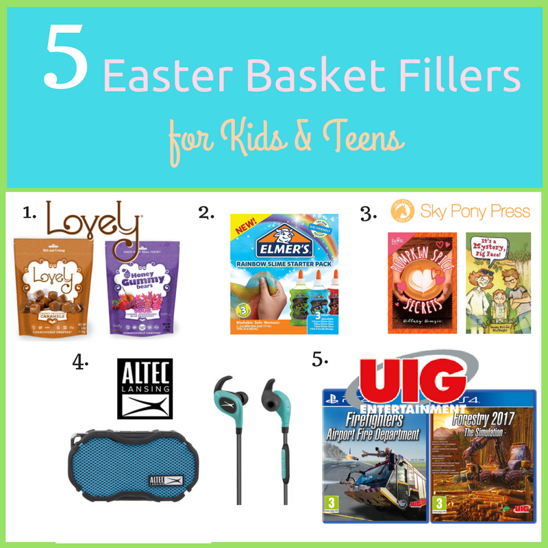 easter basket fillers for kids and teens