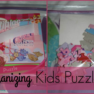 Organizing Tip: Storing Kids Puzzle Pieces