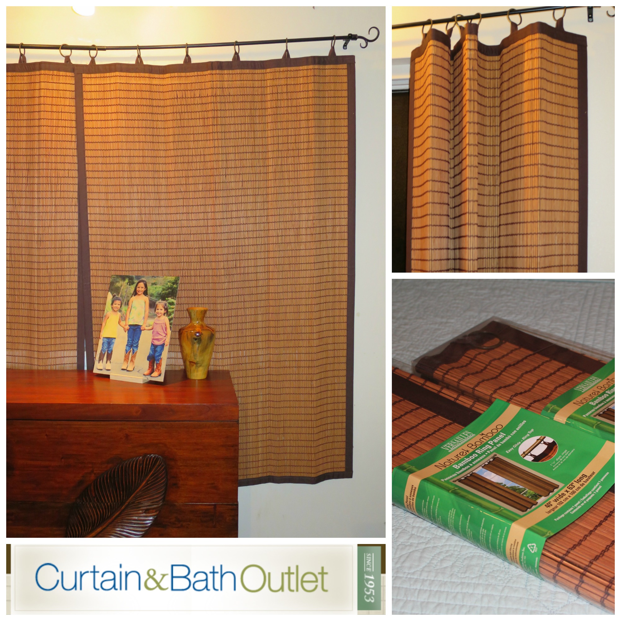 Bamboo Ring Top Curtains From Curtain Bath Outlet Livin The Mommy Life