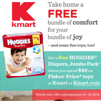 FREE Huggies Diapers at Kmart