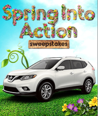 Spring In To Action Sweepstakes – WIN a Nissan Rouge SL + More!