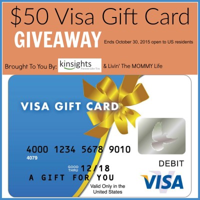 Giveaway: $50 Visa Gift Card from Kinsights