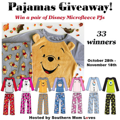 Disney Microfleece Pajama Giveaway