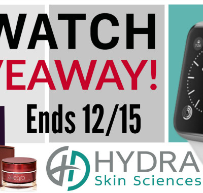 #3 Ahead of Time – Apple Watch and Hydra Skin Sciences Giveaway