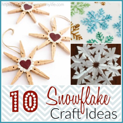 10 Winter Snowflake Crafts
